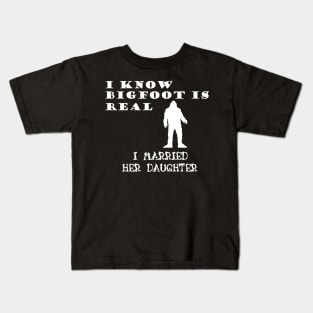 Bigfoot is Real Kids T-Shirt